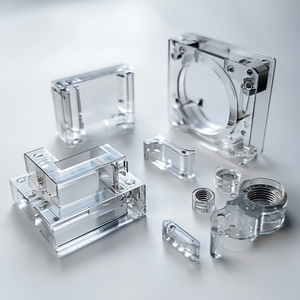 Cung cấp rõ ràng các bộ phận Acrylic sản phẩm gia công <span class=keywords><strong>CNC</strong></span> nhựa <span class=keywords><strong>CNC</strong></span> xay gia công phần - Product Image 2