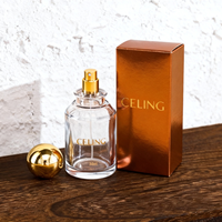 Flacon de parfum en verre durable de 30 ml/50 ml/100 ml, conteneur vide pour emballage de parfum et de diffuseur