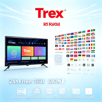 Potente TREX para Streaming Fluido, MVPD OTT Gratuito, Prueba M3U/Xtream |   2026 4K/8K Fútbol y Películas, Sin Retraso, Panel de Distribuidores, Envío Gratis