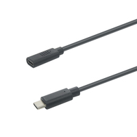 USB 2.0 Typ C Stecker auf Buchse Verlängerungskabel Kupferleiter PVC-Isolierung Schnelles Laden & Datensynchronisationskabel