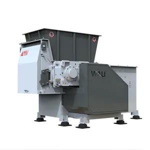 Sản lượng cao công nghiệp chất thải báo tông tái chế trục đơn Shredder máy