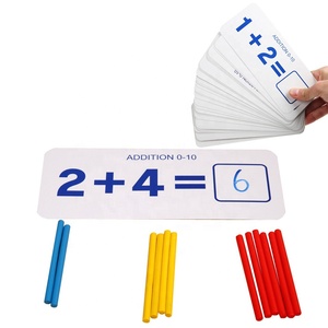 Juguete Educativo Preescolar de Madera para Aprender Matemáticas, Palitos para Contar, Juego de Sumas y Restas para Niños - Product Image 4