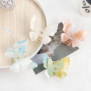 Nuova Molletta per Capelli a Farfalla Colorata, Accessorio per Capelli di Alta Qualità, Molletta a Doppio Strato con Cambio Colore, Stile Dolce - Product Image 6