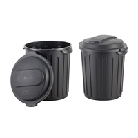 Poubelle extérieure en HDPE 120l 240L Hall d'hôtel Aéroport École Hôpital Poubelle extérieure en plastique à pédale