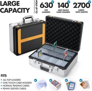 Boîte de rangement pour toploaders, étui de rangement pour cartes sportives, capacité 600+ toploaders, étui pour cartes à collectionner - Product Image 4