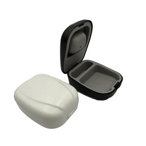 Boîte de rangement pratique pour aides auditives de haute qualité, en ABS blanc, HappyHearing, pour kits BTE/CIC/FP, étui de transport pour aides auditives - Product Image 1