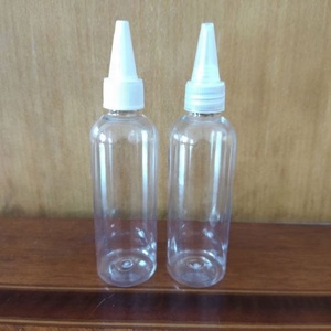 ขวดหยดพลาสติก PET สีฟ้าอำพันใส ขนาด 150 มล. สำหรับน้ำมันใส่ผม พร้อมฝาเกลียว จำหน่ายราคาส่ง - Product Image 3
