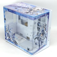 Boîtier PC Vertical Mid-Tower Anime Personnalisé ATX avec Panneau Latéral en Verre Trempé pour Gaming, Fournisseur OEM en Aluminium en Gros