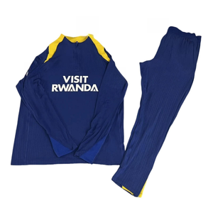 Tây Ban Nha Bóng Đá đồng phục <span class=keywords><strong>Malaga</strong></span> thể thao mặc người đàn ông dài tay chất lượng thời trang bóng đá ấm lên nửa Zip đào tạo Jersey - Product Image 3