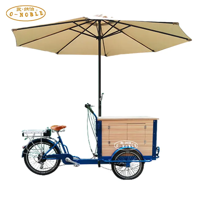 O-NOBLE Commerciële Driewieler Levering Bike Passagier Driewieler Met Cabine