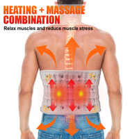 Kabelloser Heißluft-Dekompressions-Rückenstützgürtel Lendenwirbeltraktion Massagegürtel Kabellose Heiz- und Vibrations-Taillenmassage