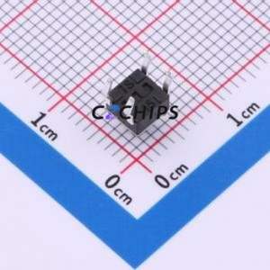 TS09-CBW1EH5.5 Tactile Switch Through hole-4P,4.5x4.5mm Switch Single Pole Single Throw Round Button 1.8N Through Hole - Product Image 2