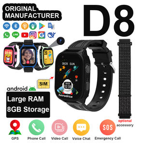 Montre connectée Android avancée pour enfants et adolescents, étanche IP67, écran TFT, bracelet en gel de silice, 4G GPS, <span class=keywords><strong>musique</strong></span> et divertissement - Product Image 1