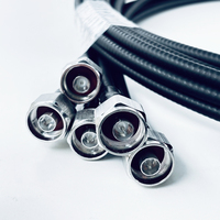 Cable Coaxial MQ5 Hembra a N Macho de 5 Puertos, Cable de Conexión Superflex de 1/4\", Ensamblaje de Cable de 3m 5m para Estación Base 5G