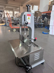 Nueva sierra semiautomática eléctrica para huesos congelados, máquina cortadora de carne y pescado con espesor ajustable, cuchilla de acero inoxidable de grado alimenticio 1 - Product Image 6