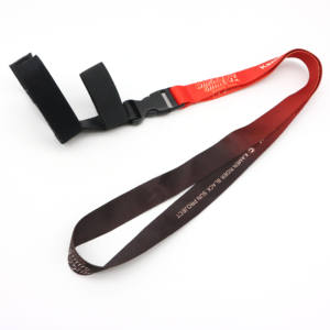 Bottiglia <span class=keywords><strong>di</strong></span> birra in vetro per <span class=keywords><strong>vino</strong></span> senza mano con cinturino elastico per personalizzazione del collo a colori stampa a sublimazione cordino - Product Image 5