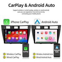 Estéreo para Auto de 9 Pulgadas con GPS, Reproductor con DSP, Mirror Link, CarPlay, WiFi y Bluetooth Integrados para Mark II 9 X100 2000-2007