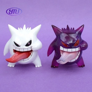 Statuetta Anime Pokémon Gengar Versione Q con Lingua Malvagia, Modellino da Collezione, Decorazione per Auto, Custodia per Computer, Regalo GK, Bambola Fantasma - Product Image 1