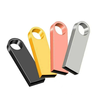 Clé USB personnalisée avec logo métallique 2.0, mémoire flash 1 Go, 2 Go, 4 Go, 8 Go, 16 Go, 32 Go, 64 Go, mini clé USB