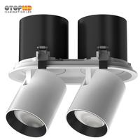 Downlight LED Spot 2*12w Terpasang di Dinding, Dapat Disesuaikan, Model Terbaru 2020