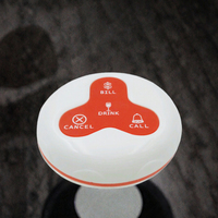 Système d'appel sans fil pour restaurant le plus vendu, système de pagination de file d'attente avec buzzer, portée de 100 m, 433 MHz, design grain de bois