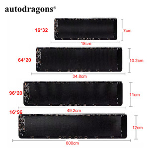 หน้าจอ LED แบบกำหนดเองสำหรับรถยนต์ รถบรรทุก DIY Devil Eyes หน้าจอ LED แบบโปรแกรมได้สำหรับกระจกหน้า DIY ตกแต่งรถบรรทุก - Product Image 6