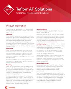 AF 1601 2400 x 1% 6% 18% 100ml solutions AF1601 AF 2400 1601 Téflons en poudre en phase liquide, granulés, pellets DuPont PTFE PVDF - Product Image 2