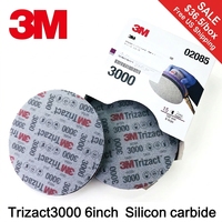 3M 自磨式 Trizact3000 碳化硅中等硬度 6 英寸 3.0 毫米厚钩环式砂磨盘，用于高效表面处理