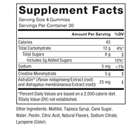Permen Creatine Monohydrate Label Pribadi 4 Permen Per Porsi dengan AstraGin untuk Dukungan Otot Dewasa Pabrik Bersertifikat GMP