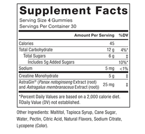 Gomitas de Creatina Monohidrato de Marca Privada, 5g por Porción <span class=keywords><strong>con</strong></span> AstraGin para Apoyo Muscular, Fábrica Certificada GMP - Product Image 6