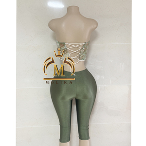 Nuovi pantaloncini estivi da donna Set con stampa <span class=keywords><strong>corsetto</strong></span> <span class=keywords><strong>Crop</strong></span> <span class=keywords><strong>Top</strong></span> e Shorts in 2 pezzi Set di <span class=keywords><strong>corsetto</strong></span> Y2k due pezzi Set abbigliamento donna - Product Image 5