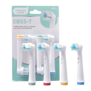 Factory wholesale smart electric <b>toothbrush</b> <b>head</b> EB55-T, patented oral care medium bristles, household use, nylon material - Product Image 1