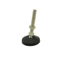 Pieds de meubles robustes D50-M12x50 90 kg charge réglable nivellement support de montage pour Table d'entrepôt d'atelier industriel