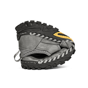 รองเท้าแตะแบบเย็บด้วยมือสำหรับผู้ชายรองเท้าปีนเขากลางแจ้งลุยน้ำรองเท้าเดินชายหาดกันกลิ่น - Product Image 2