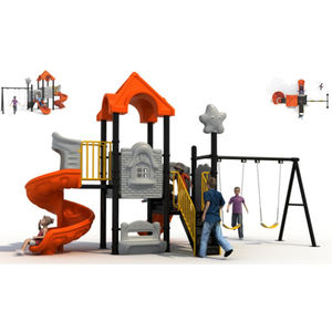 Guardería para bebés, escalador <span class=keywords><strong>de</strong></span> madera, casas <span class=keywords><strong>de</strong></span> <span class=keywords><strong>juegos</strong></span> <span class=keywords><strong>de</strong></span> plástico para niños al aire libre con tobogán, equipo <span class=keywords><strong>de</strong></span> parque infantil usado a la venta - Product Image 2