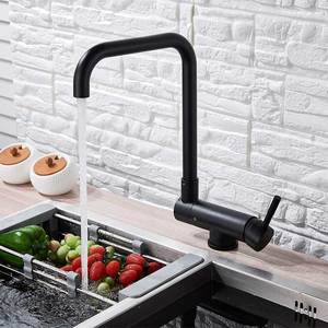 360 Rotation pliant en acier inoxydable évier de cuisine robinet brossé or chaud eau froide sans plomb salle de bain évier robinet <span class=keywords><strong>mitigeur</strong></span> - Product Image 1