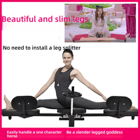 Appareil de Pilates portable pour studio et domicile, pour l'entraînement de la flexibilité des mollets et des hanches, et l'étirement des jambes, avec fonction d'étirement réglable pour les splits