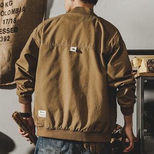 Chaqueta Americana Resistente para Hombre, Estilo Piloto, para Primavera y Otoño, Traje de Caza Vintage, Overol Color Caqui, Ropa Deportiva - Product Image 3