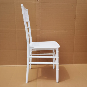 Venta al por mayor de alta calidad apilable PP plástico blanco banquete Tifanny Chiavari boda silla sillas de comedor para eventos - Product Image 2