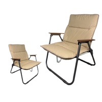 Nouveau modèle de chaise pliante de jardin en acier inoxydable, chaise lune portable pour le camping, la plage, le bureau, la pause déjeuner, mobilier Kermit