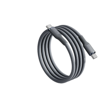 Câble de charge rapide 100W, connecteur en alliage de titane, nylon tressé haute densité, noyau en cuivre épaissi, transfert de données 480 Mbps