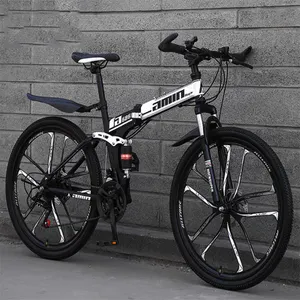 优质加速碳钢可折叠自行车架自行车山地自行车公路自行车成人碳