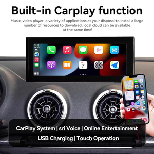 10.25/12.3 "inch Carplay cho Audi A3 a4l Q5 A5 Q3 2019 đài phát thanh xe GPS navigation đa phương tiện Video <span class=keywords><strong>Player</strong></span> Màn hình hiển thị - Product Image 2