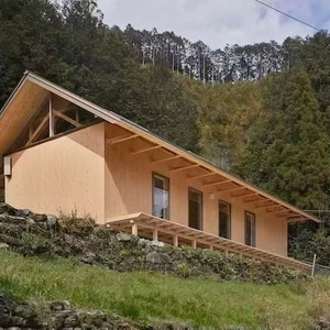 Casa prefabricada de madera personalizable de estilo moderno de color claro con techo a dos aguas para casa de familia o vida autónoma mejora la iluminación diurna - Product Image 2