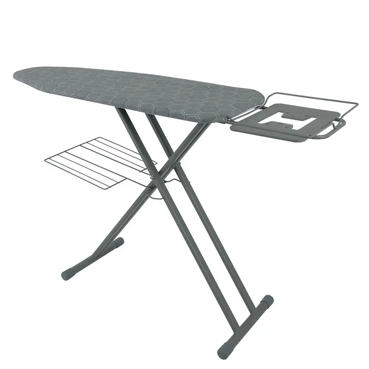 Metal Top Board Ten Levels Height Adjustment Folding Ironing Table Wholesale Accessories Customized