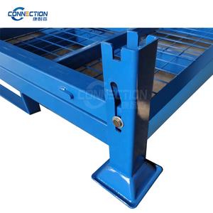 מזרן רשת תיל פלדה קיבולת טעינה גבוהה מתקפל מתלה ערימה לאחסון צמיגים - Product Image 4