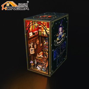 Hongda M2311 Mira Magic House Book Nook, maison miniature en bois, kit de puzzle 3D pour créer votre propre book nook - Product Image 5