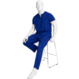 Uniforme Quirúrgico de Estilo Europeo Americano, Cuello en V Pequeño, Color Sólido, Elástico, de Secado Rápido, para Quirófano, Doctor, Enfermera - Product Image 1