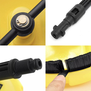Brosse rotative circulaire pour nettoyer les sols, diamètre 24 cm, manche rotatif de 45 cm, pour le nettoyage domestique, en microfibre et ABS. - Product Image 2