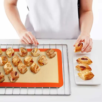 Tapis de cuisson en silicone antiadhésif Silpain 0,7 mm, qualité alimentaire, pour la fermentation des macarons et de la pâte à pain – Nouveauté 2026, Vente Flash
